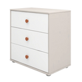 Chest with 3 Drawers, Grey