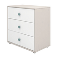 Chest with 3 Drawers, Grey