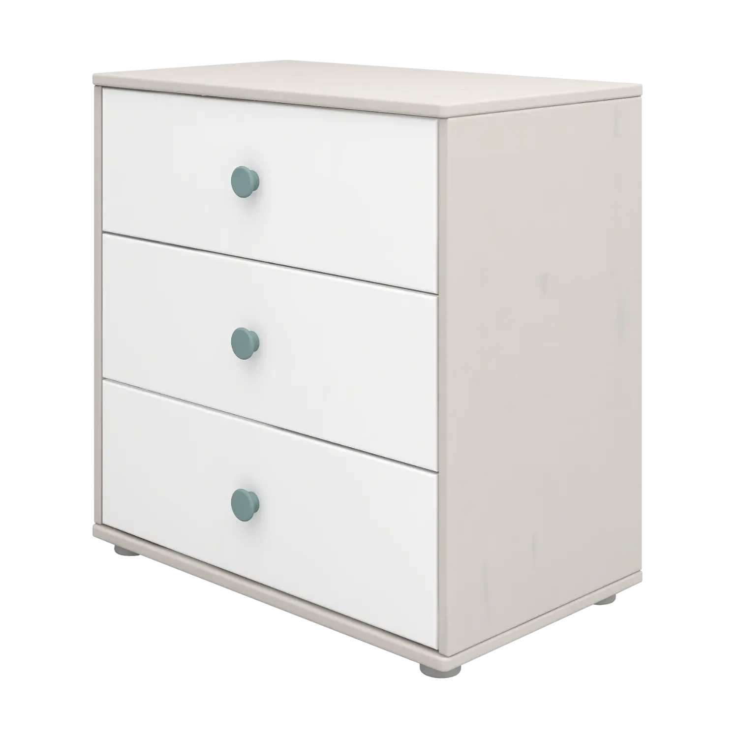 Chest with 3 Drawers, Grey