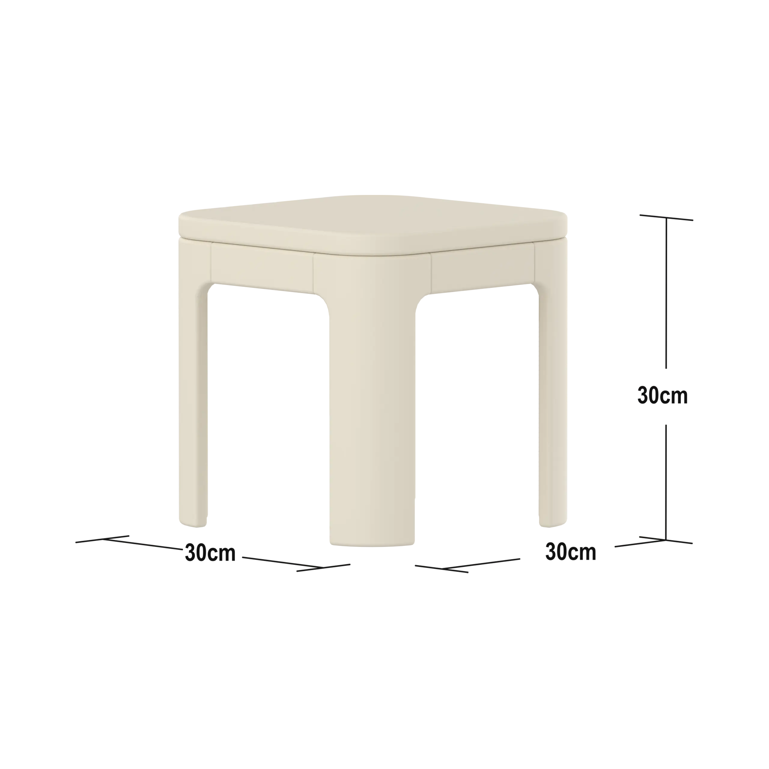 Stool, Cream
