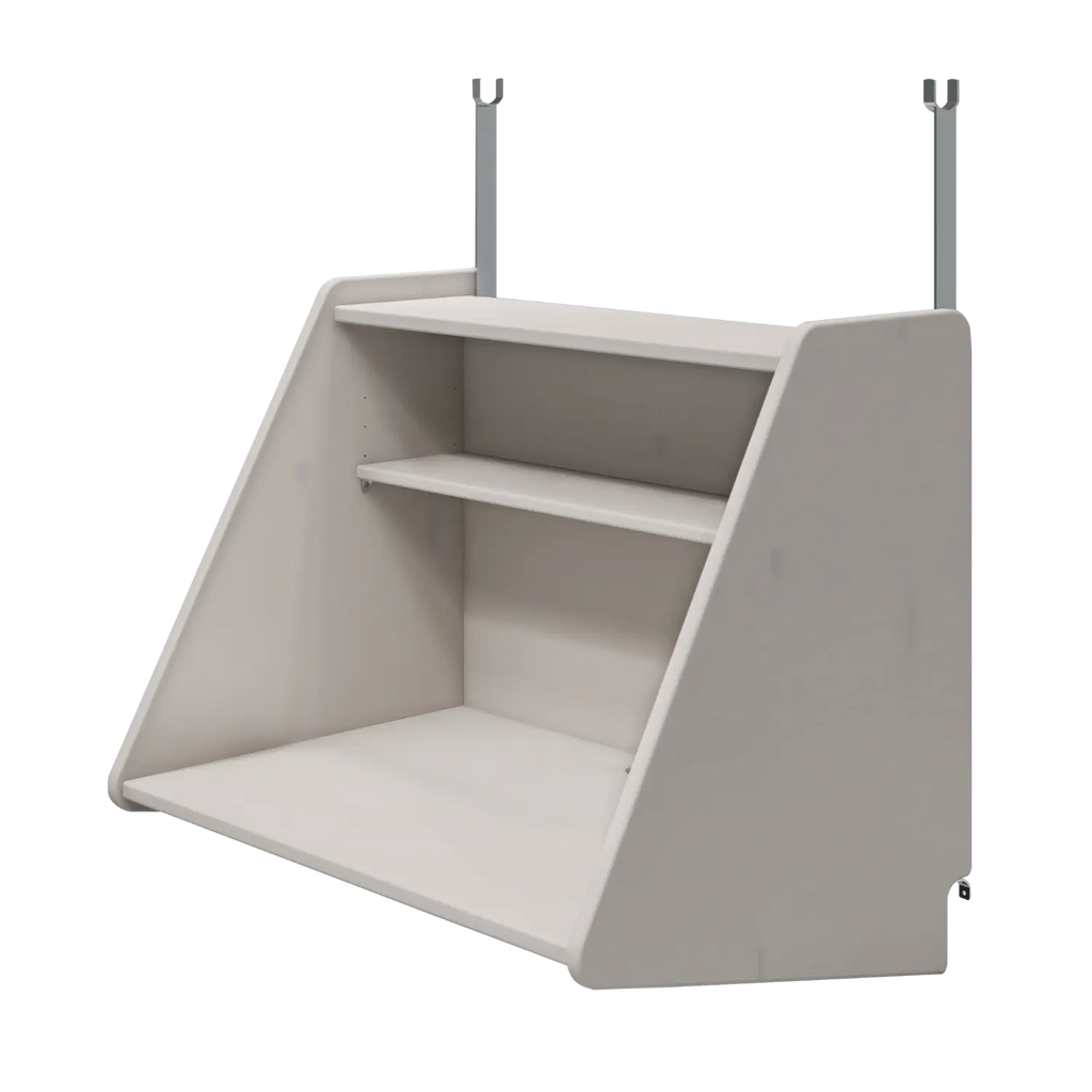 Click-on Desk for High-Beds, Grey