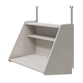 Click-on Desk for High-Beds, Grey