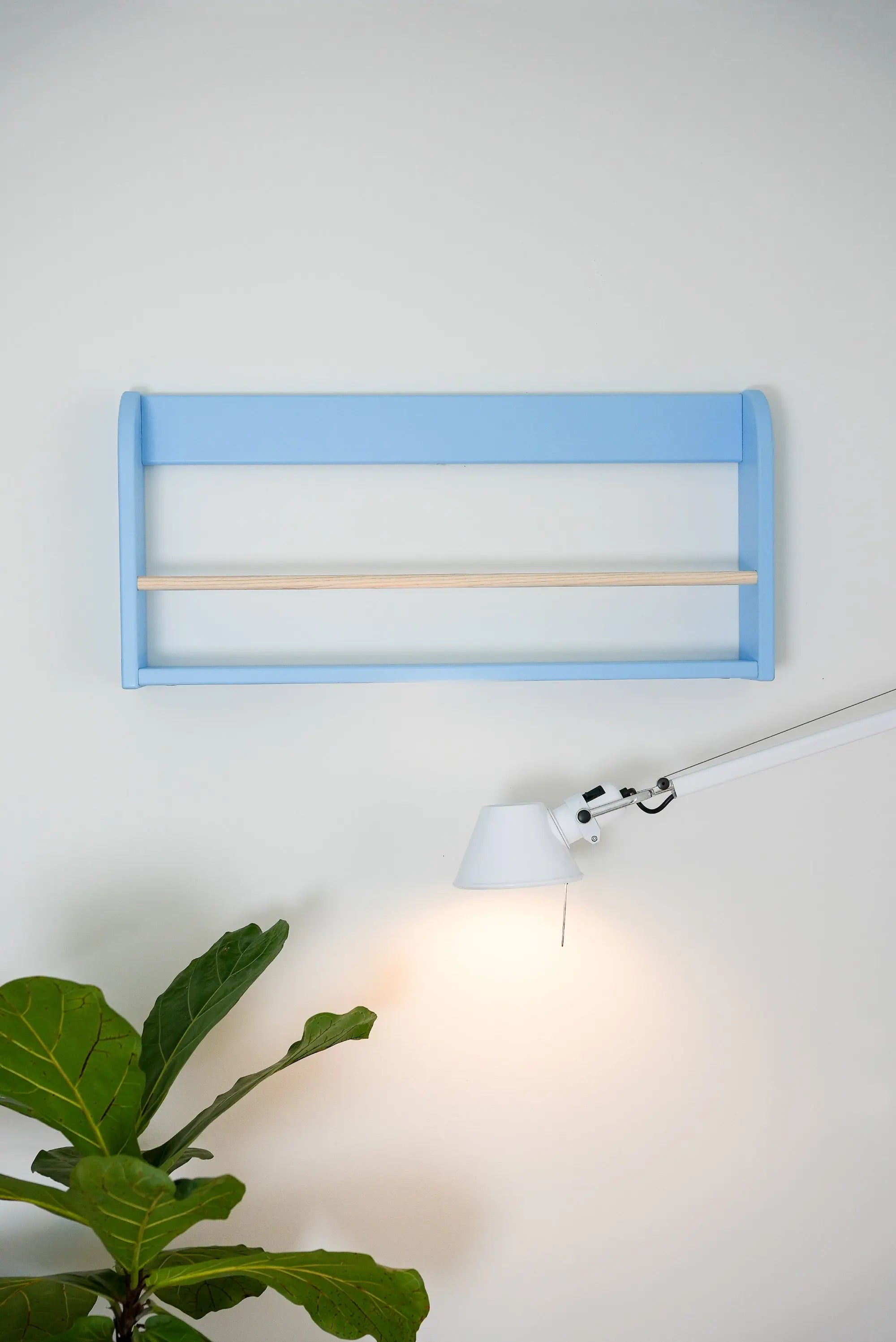 DOTS Display shelf, 75 cm, MDF, Blue Skies