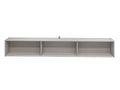 Bookcase, 3 Compartments, Grey
