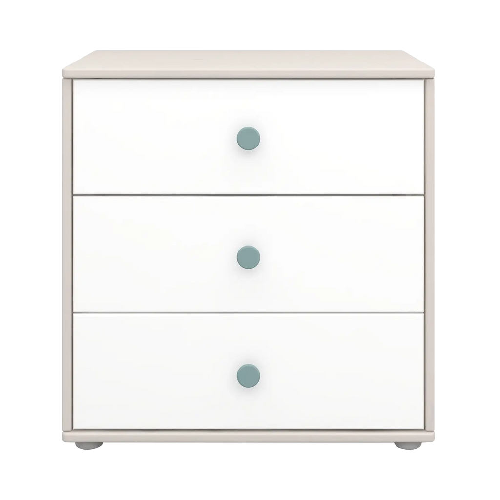 Chest with 3 Drawers, Grey