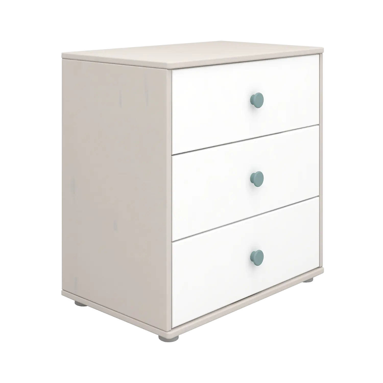 Chest with 3 Drawers, Grey