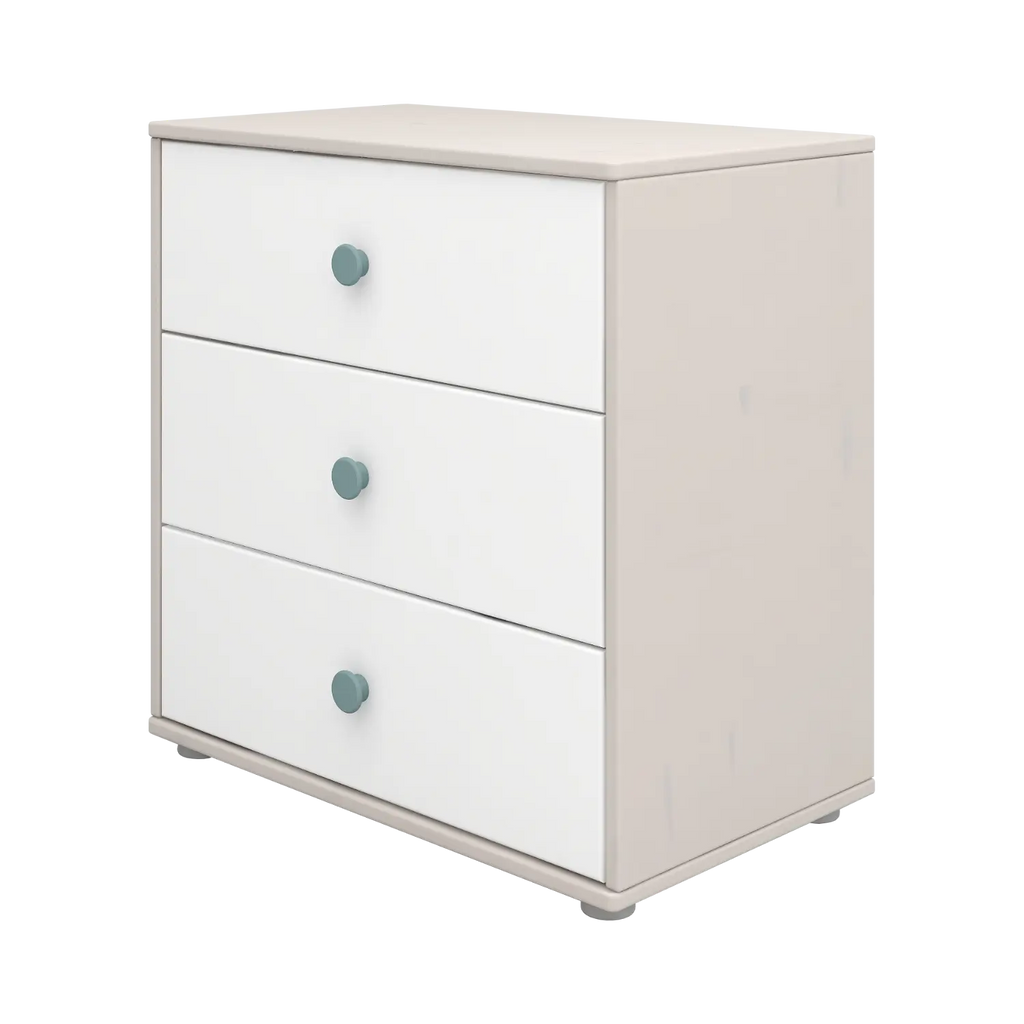 Chest with 3 Drawers, Grey