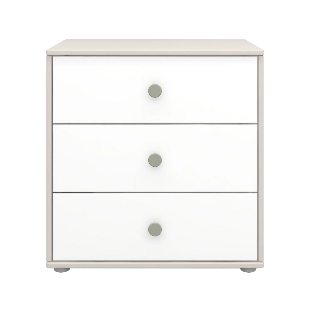 Chest with 3 Drawers, Grey