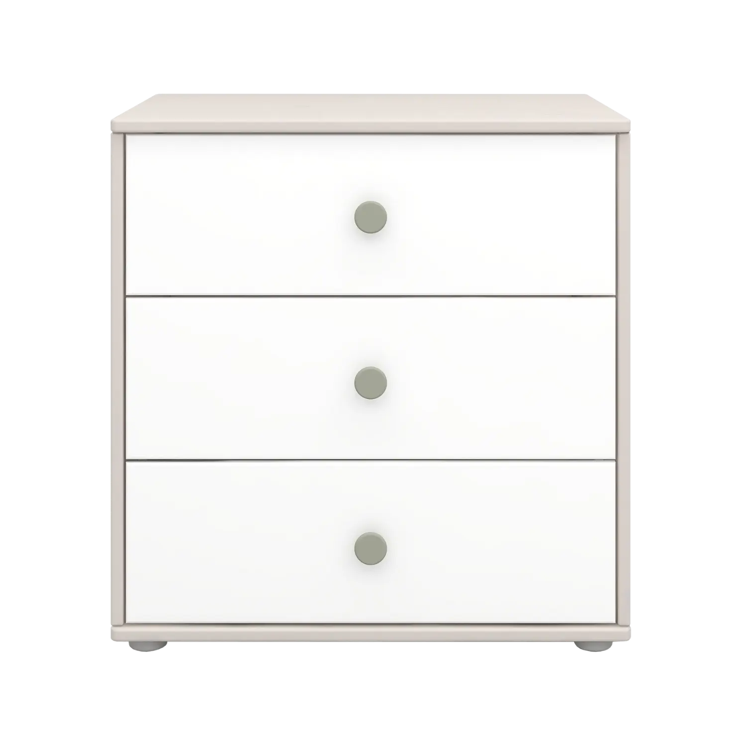 Chest with 3 Drawers, Grey