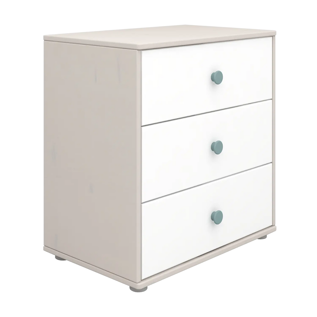 Chest with 3 Drawers, Grey