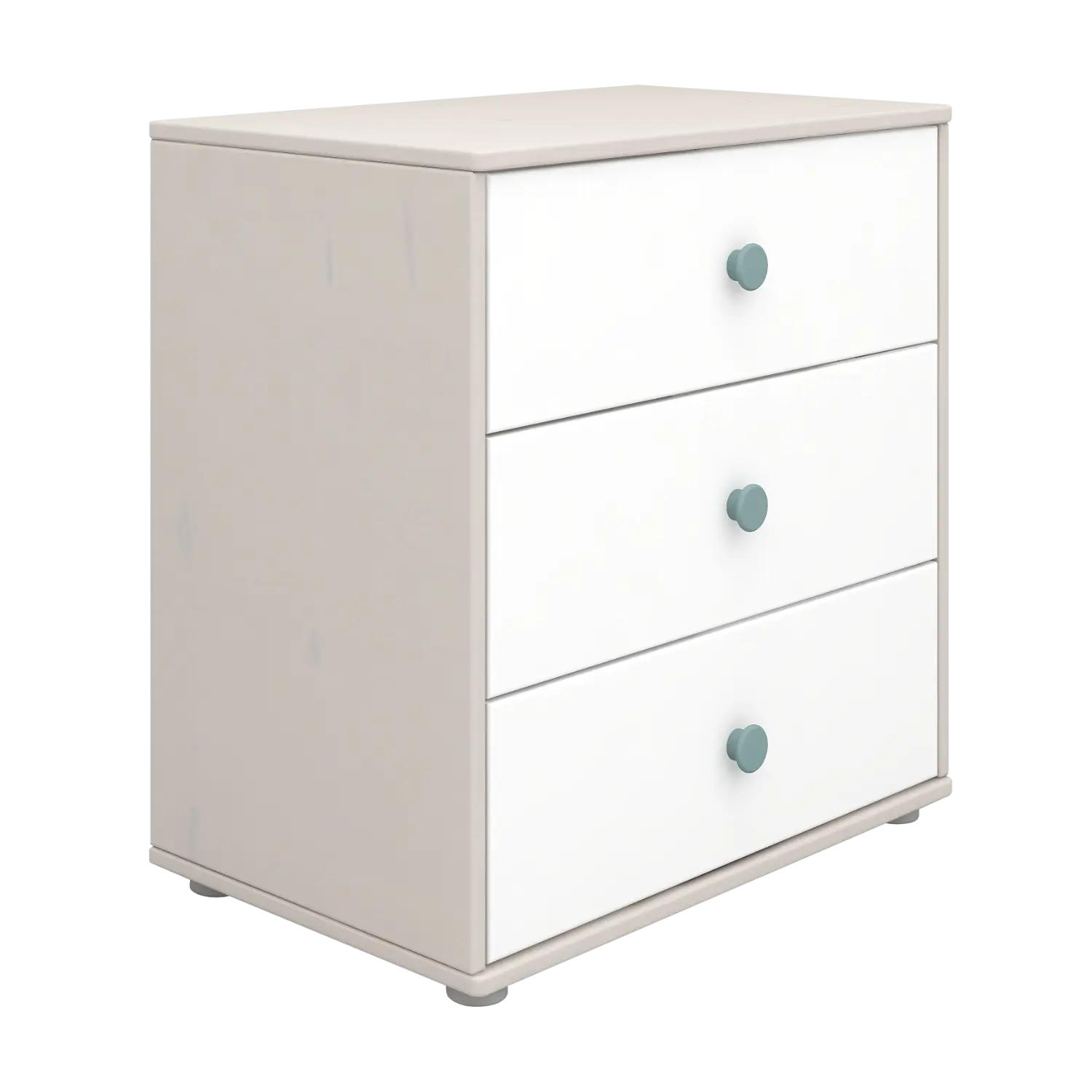Chest with 3 Drawers, Grey