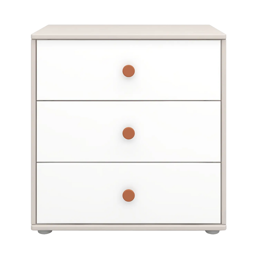 Chest with 3 Drawers, Grey