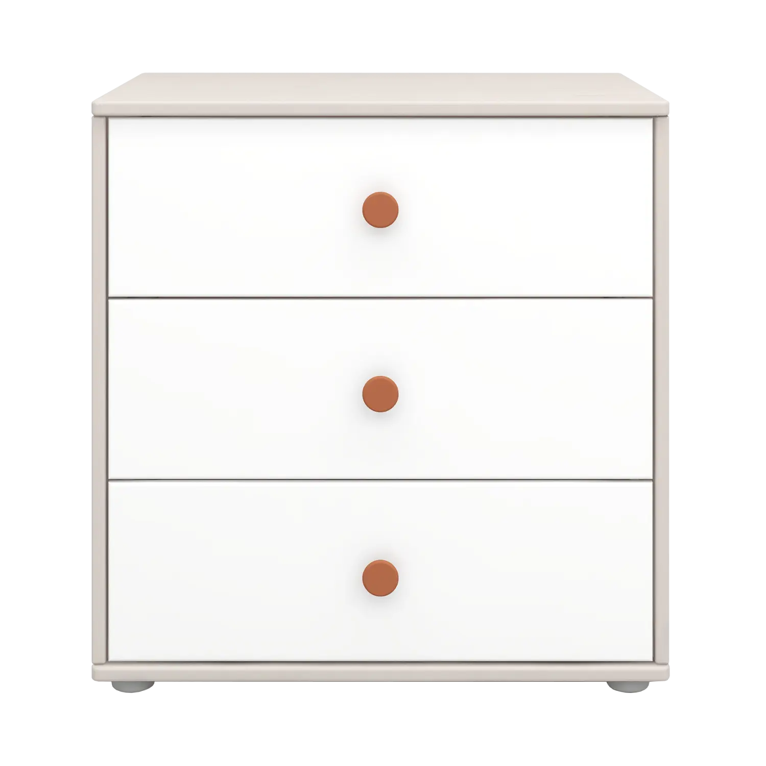 Chest with 3 Drawers, Grey