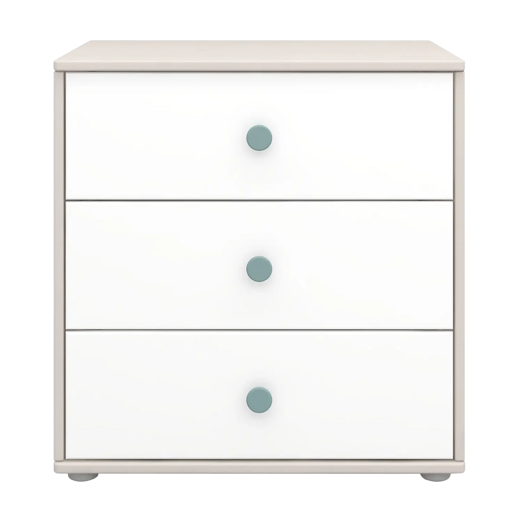 Chest with 3 Drawers, Grey