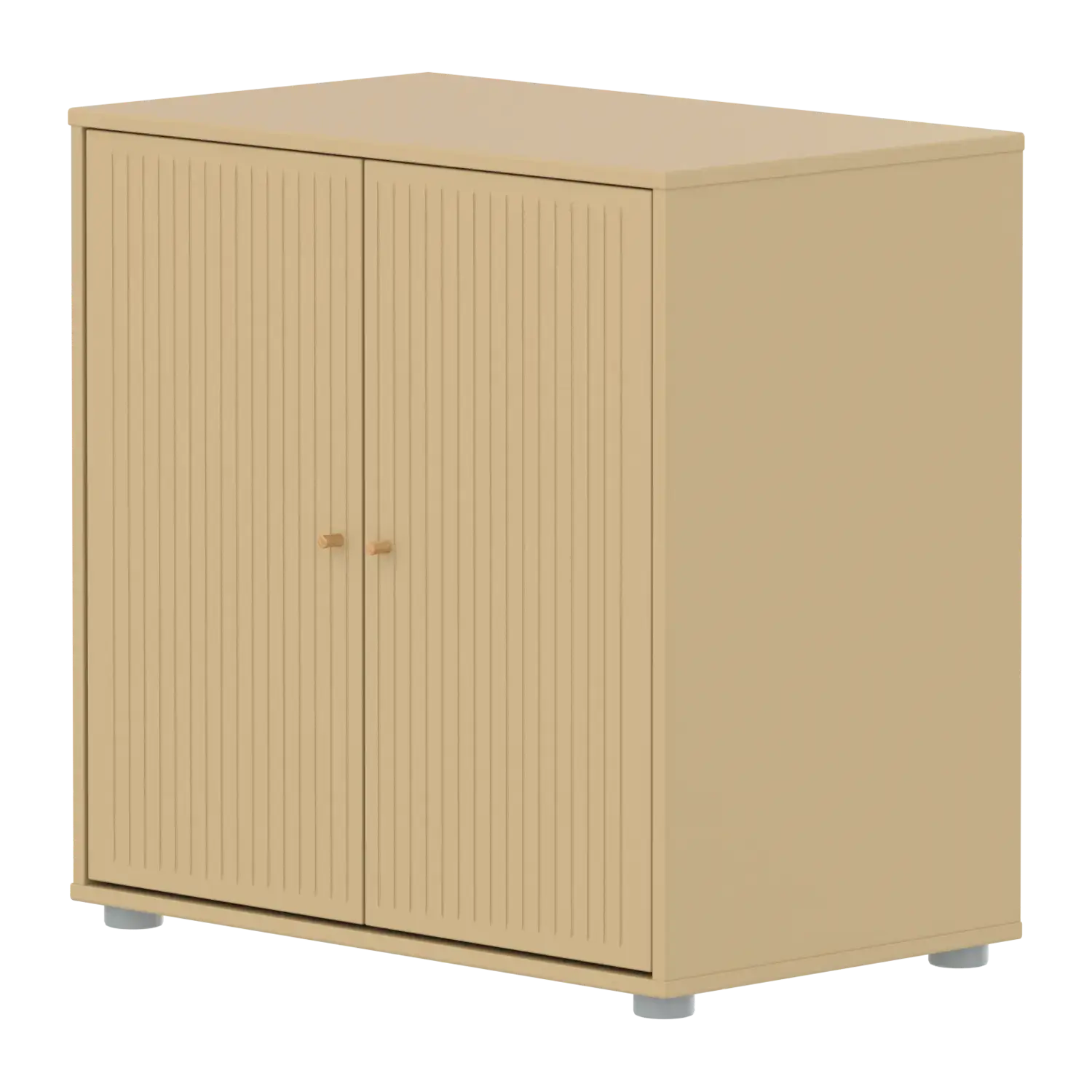 SAGA Cupboard, 2 doors, Sand with grooves