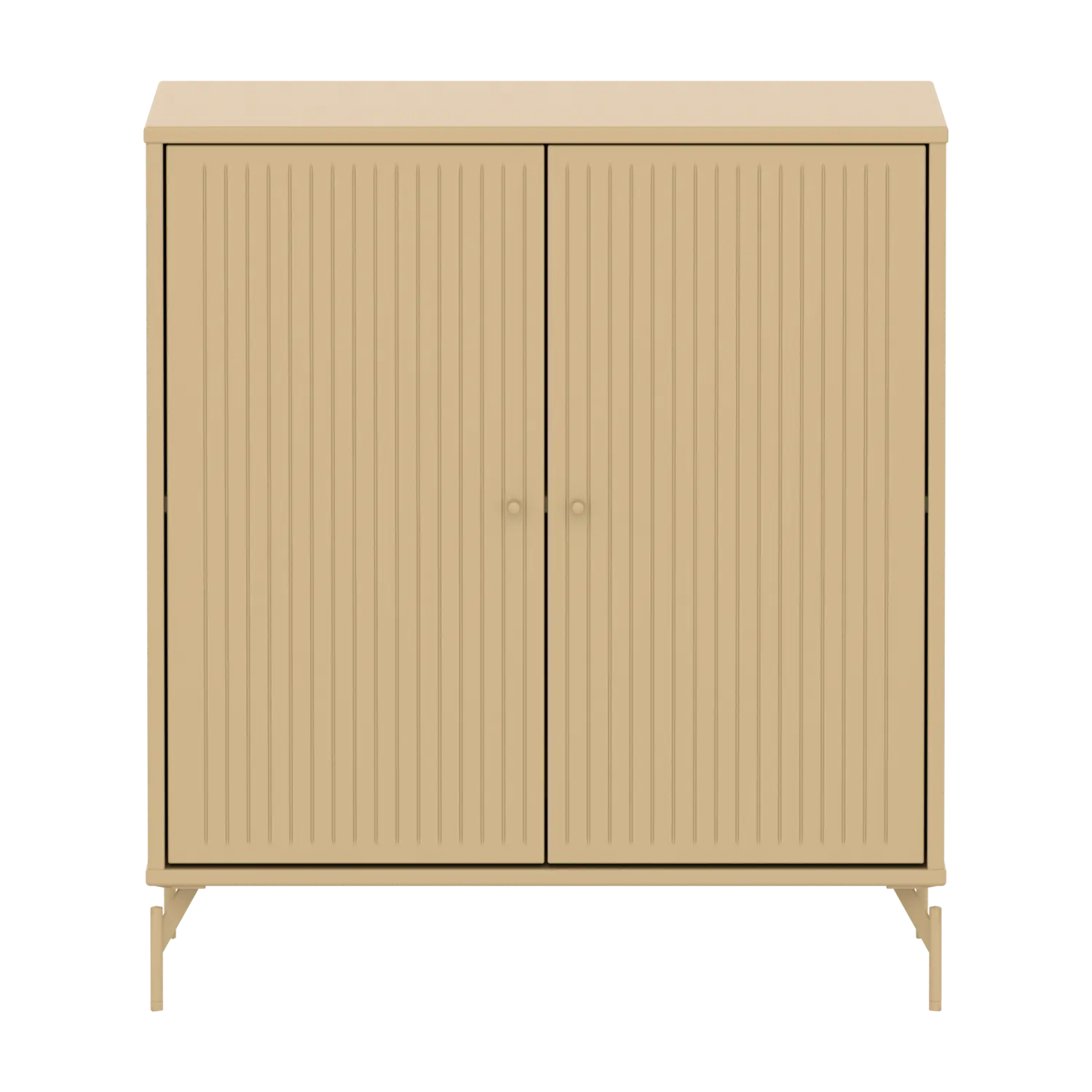 SAGA Cupboard, 2 doors, Sand with grooves