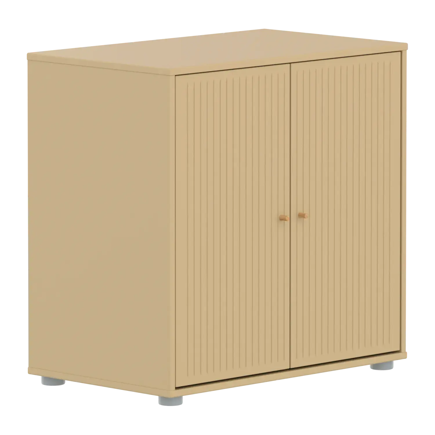 SAGA Cupboard, 2 doors, Sand with grooves