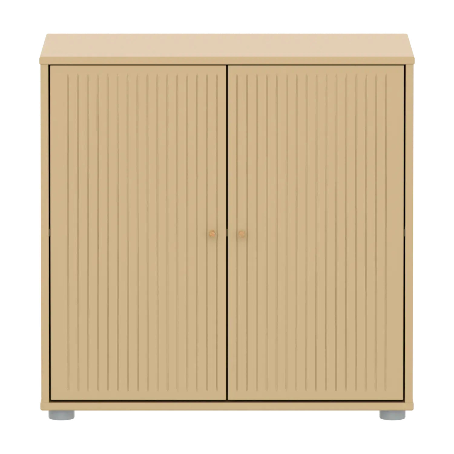 SAGA Cupboard, 2 doors, Sand with grooves