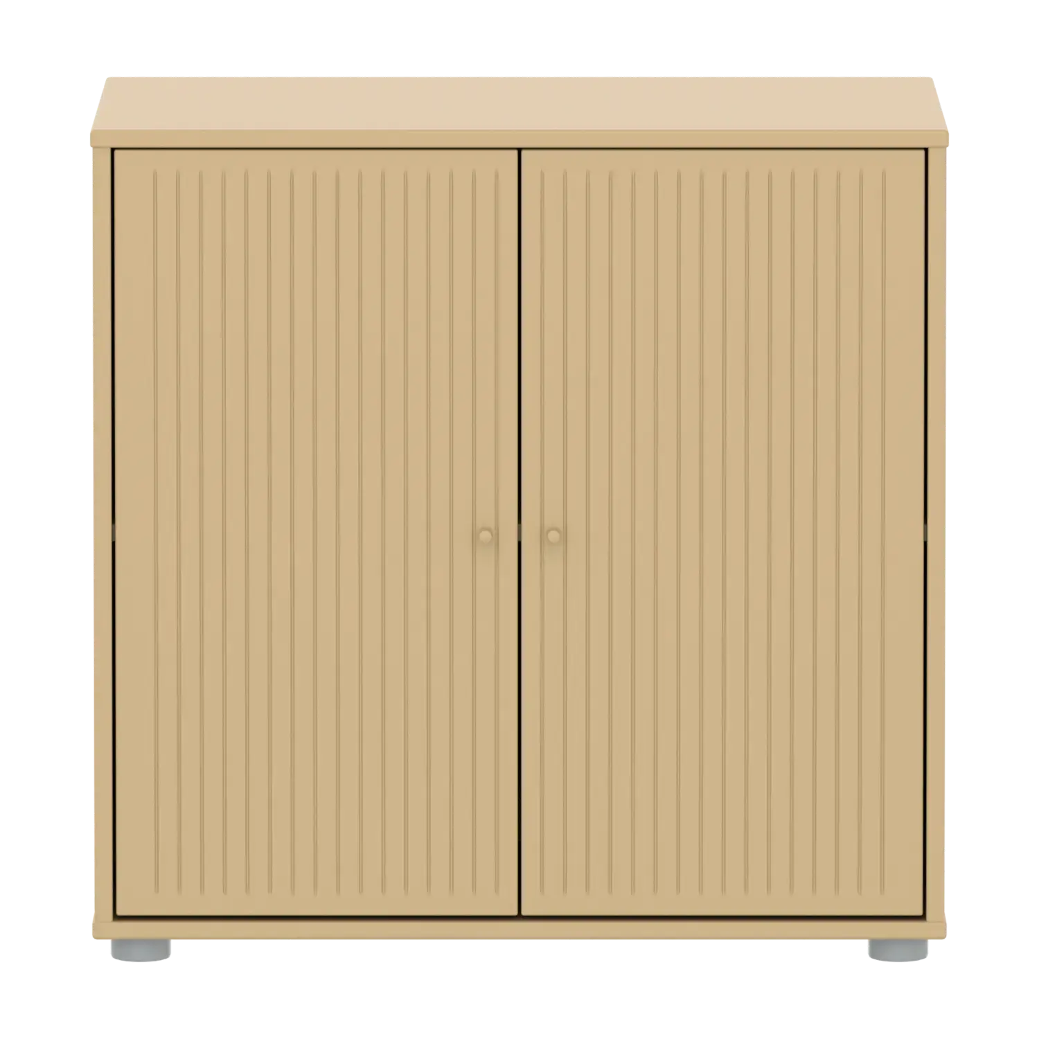 SAGA Cupboard, 2 doors, Sand with grooves
