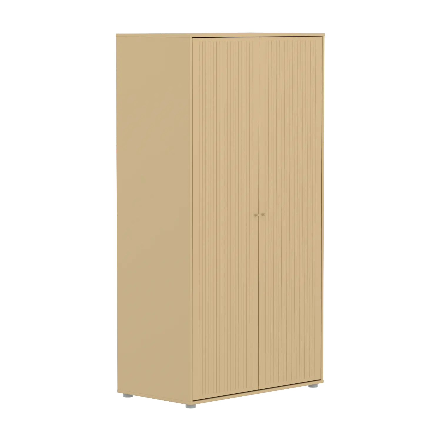 SAGA Wardrobe, 2 door, Sand with grooves