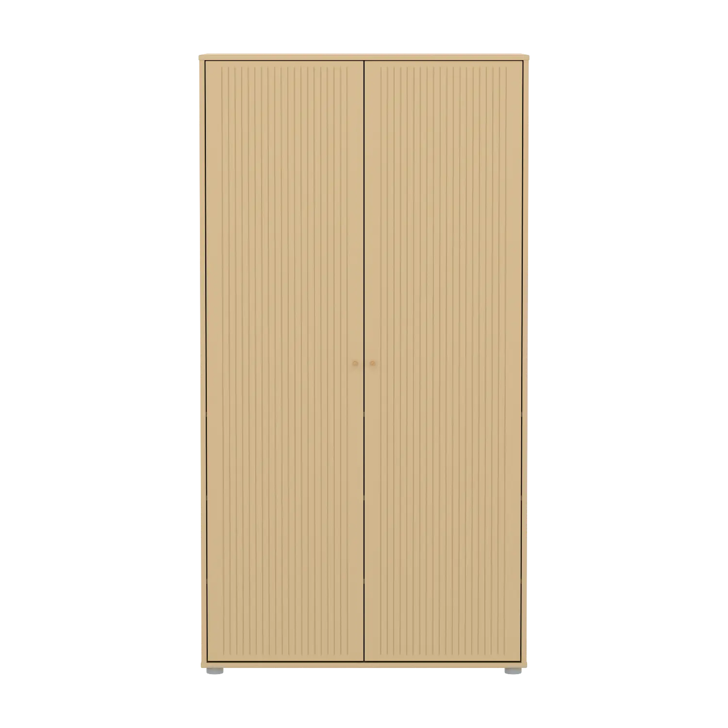 SAGA Wardrobe, 2 door, Sand with grooves