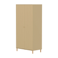SAGA Wardrobe, 2 door, Sand with grooves