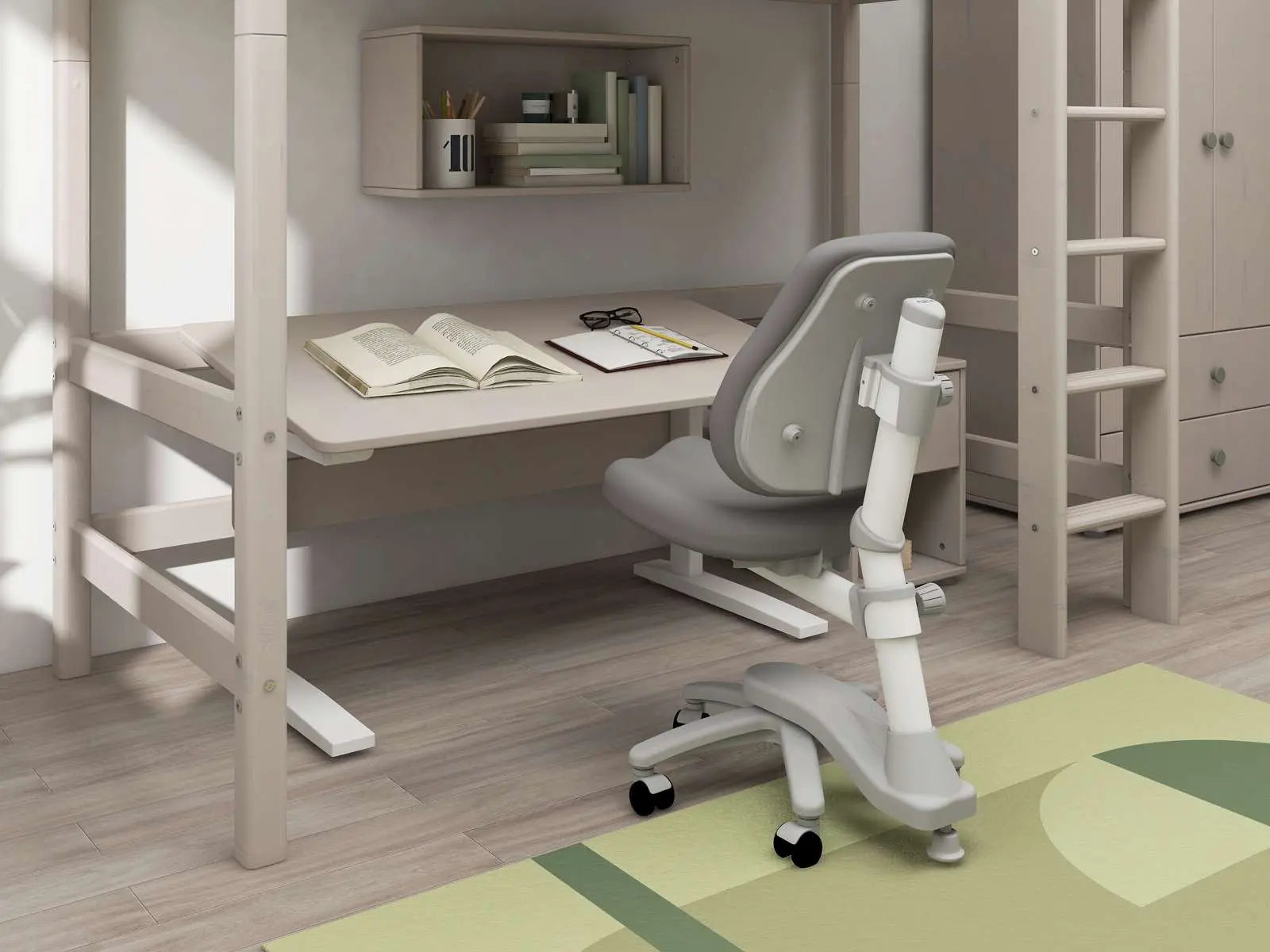 Study Desk, Grey