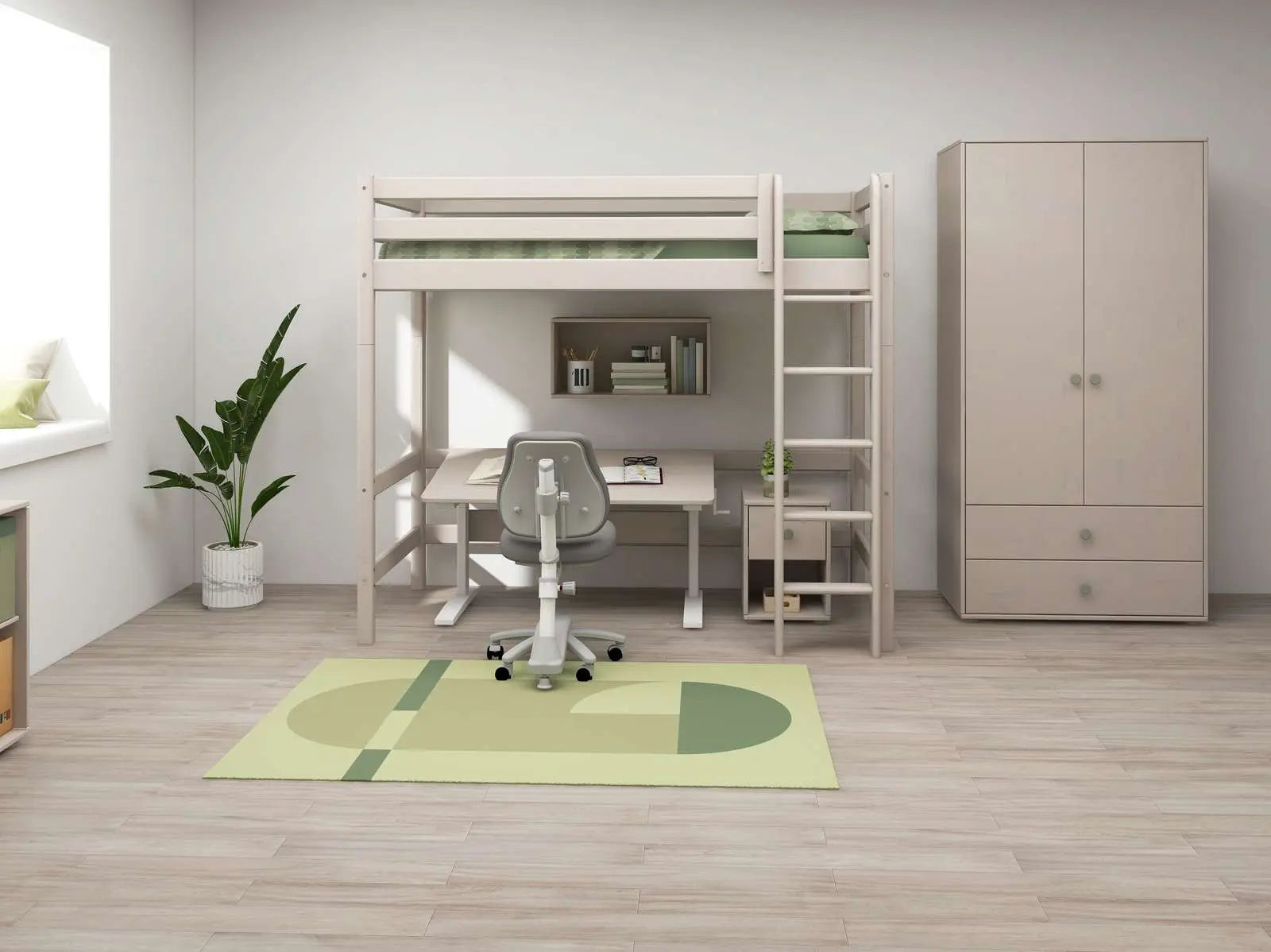 Study Desk, Grey